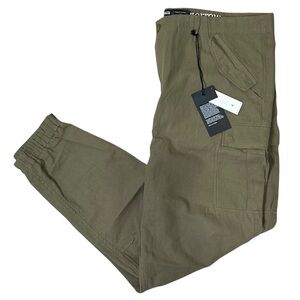 Publish Men’s Size 42 Waist Olive Green Utility Cargo Jogger Pant